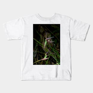 Brown Beaks Orchid In Bloom Kids T-Shirt